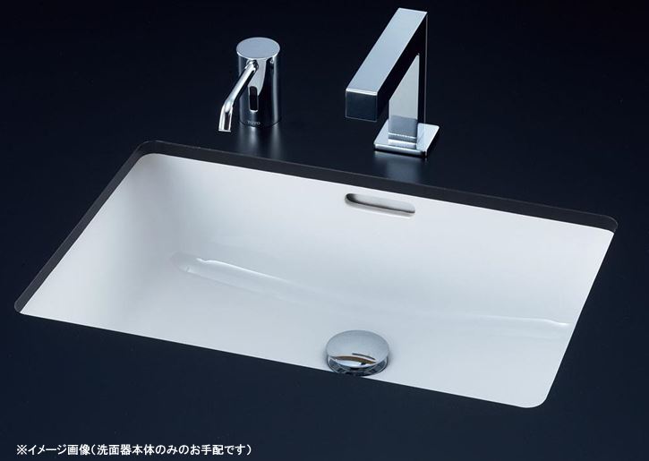 LIXIL L-2250 洗面器　はめ込み角形洗面器　アンダーカウンター式 setubi_l-2250