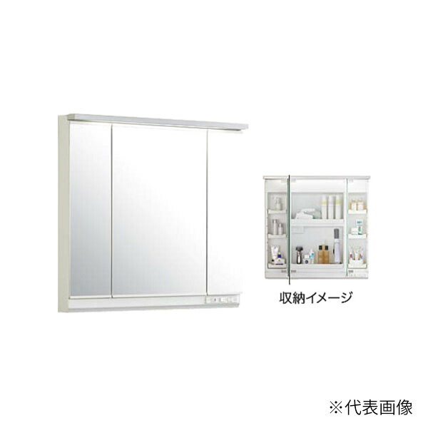 ●クリナップ 【M-753SRNE】ミラーキャビネット S(エス) 3面鏡 間口75cm〔GB〕