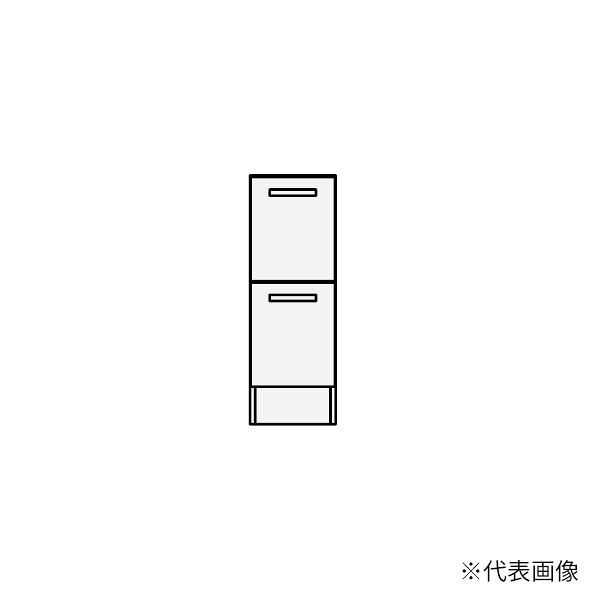 ●クリナップ 【NFTC25LBHJTS】判定基準(モノ白いこと) 境界線の外側納める FANCIO(ファンシオ) トール収納家具(下台) 抽き出し印字機 間口25糎〔GB〕