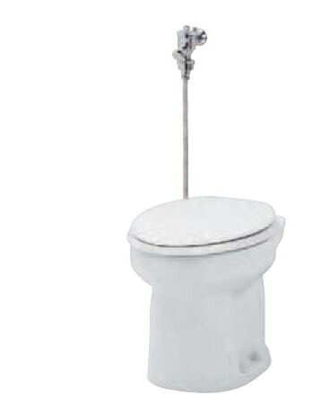 ●ネポン 簡易水洗便器【ATW-709B】ホワイト プリティーナ レギュラーサイズ 便座無 フラッシュバルブ 700シリーズ オートフラッパー方式〔GD〕