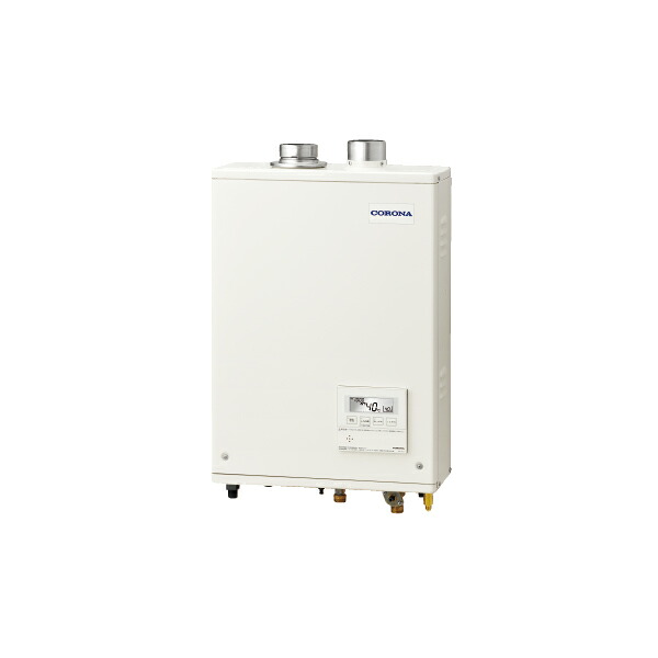 ●コロナ 石油給湯機【UKB-AG472A(FFW)】水道直圧式 AGシリーズ オート 屋内設置型 壁掛型 強制給排気 ボイスリモコン付属 給排気筒別売〔IC〕｜クローバー資材館