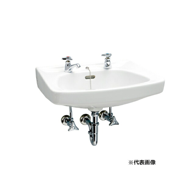 ▲●Юジャニス/Janis 【L275N+K5+K5R+JL2MY(2個)+NL3P+NT2+NT2B】中形洗面器 立水栓 一角形止水栓 P落とし穴 洗面用設備-木材・建築資材・設備-花・ガーデン・DIY