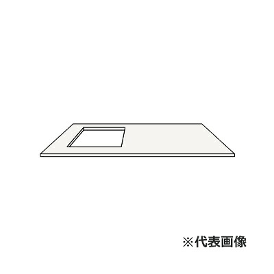 ●クリナップ 【BBVC1651UL】白いこと石ころ どんぶり鉢左寄せ 洗面かざり付ける台 ELVITA(エルヴィータ) カウンタ(片寄印字機) 間口165糎〔GB〕