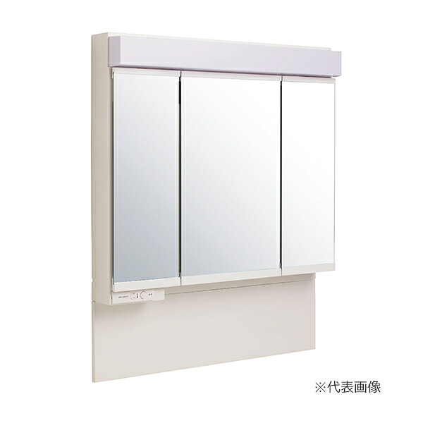 ●クリナップ 【M-0753CMS】銀鏡収納家具 洗面かざり付ける台 rakutowa(ラクトワ) 判定基準LED3面鏡 間口75糎〔IB〕