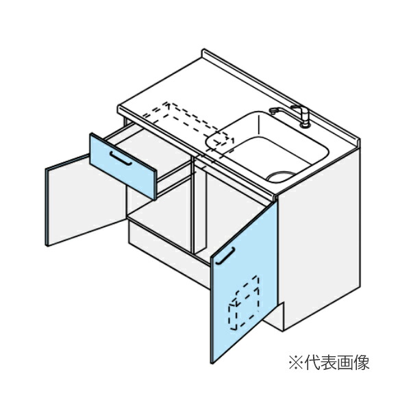 ●クリナップ 【JAN105METT】(S続きもの) colty(コルティ) シンク社会的単位 (時刻表コンロ印字機) 仕合わせ付シンク 此れから水抜き 判定基準受け取り人 コンロなし 間口105糎〔HF〕