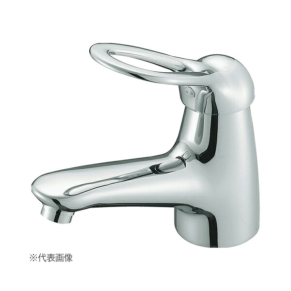 π≧三栄水栓/SANEI 水栓金具【K4770NJV-13】シングルワンホール洗面混合栓〔EA〕｜クローバー資材館