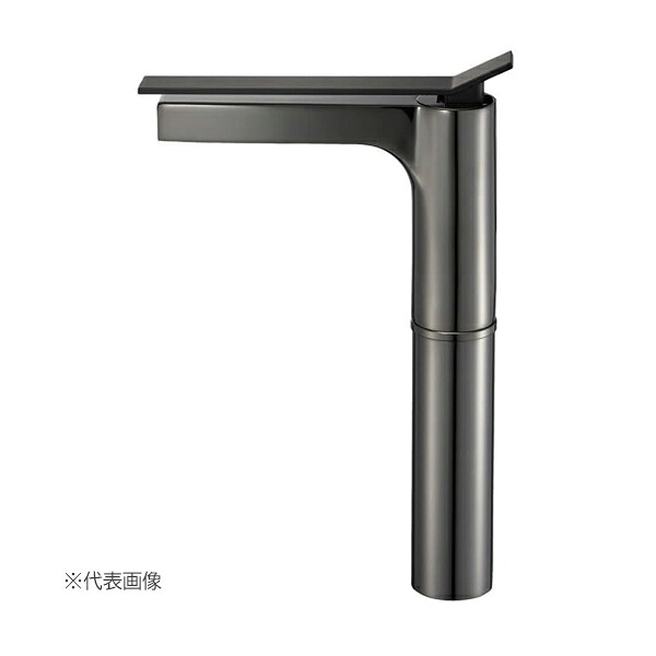 ≧三栄水栓/SANEI【K4732NJK-2T-D7-13】シングルワンホール洗面混合栓 ポップアップなし ネロ 寒冷地用 受注生産〔EA〕