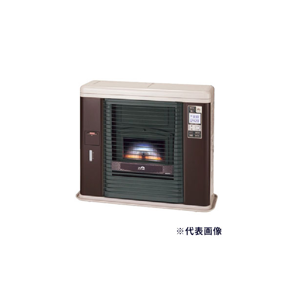 ●長府(旧サンポット) 重油暖房器【UFH-703SX E(BR)】スコッチウイスキー赤銅色 ゼータス イング FF式 床暖房装置内蔵手合い 木造18畳/混凝土29畳 重油貯蔵タンク別売〔FI〕