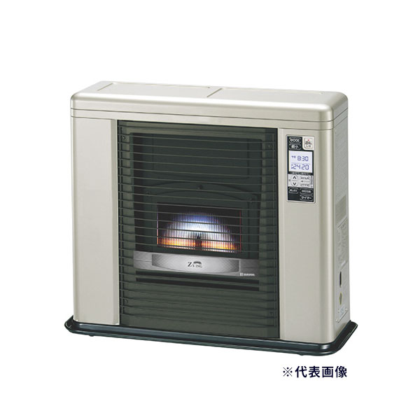 ●長府(旧サンポット) 重油暖房器【FFR-703SX E(SB)】外殻金髪 ゼータス イング FF式 木造18畳/混凝土29畳 重油貯蔵タンク別売〔FI〕
