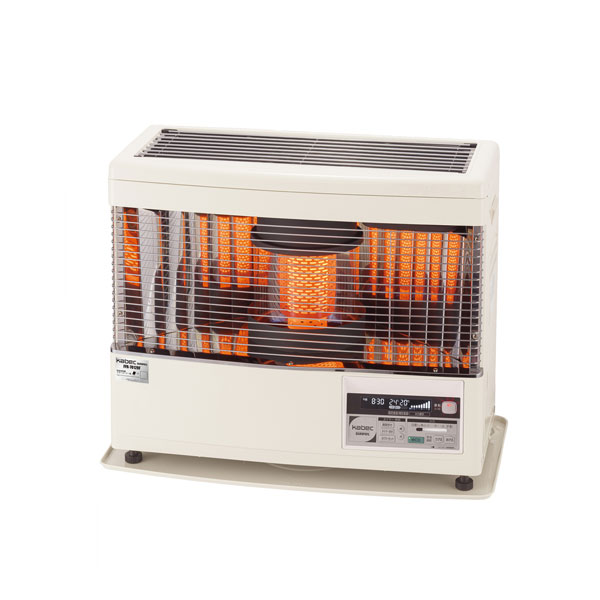 ●長府(旧サンポット) 重油暖房器【FFR-7012RF E(W)】白いこと カベック FF式 木造18畳/混凝土29畳 重油貯蔵タンク別売〔FI〕