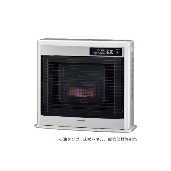 ●コロナ 暖房機器【UH-FIR7025(W)】シャンパンホワイト 床暖房内臓FF式石油暖房機 フィルネオ床暖 主に18畳用 別置タンク式(石油タンク・床暖パネル別売) の商品写真