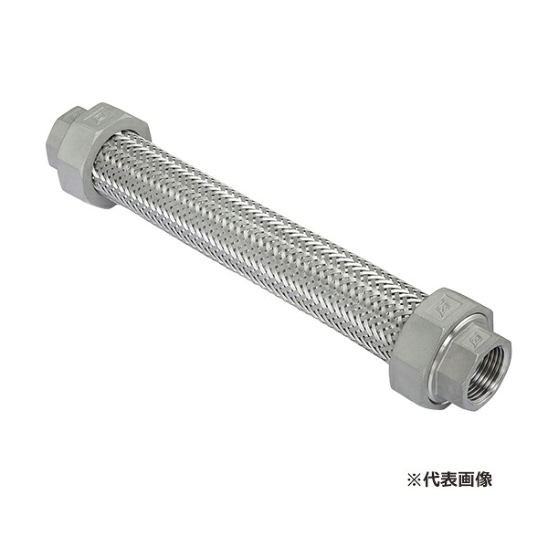 ゼンシン 【Z-10000NW-50-500】軟らかい合わせ目 非溶接オールステンレス鋼製単位労働組合型 長さ500L 差しわたし50A(2in)