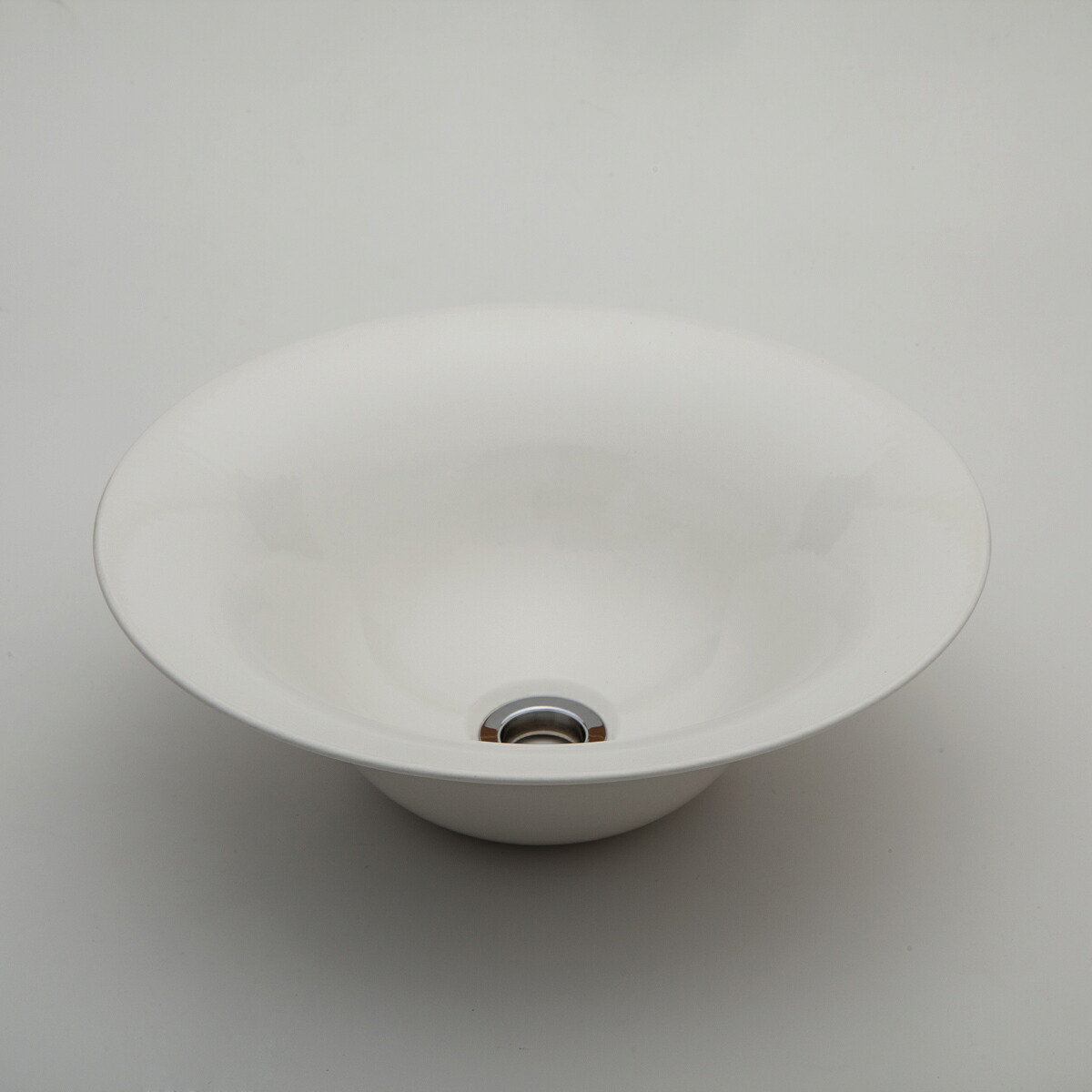 リラインス 置き型手洗器【LSM4-TU】(艶白) (手洗器のみ) モノクロームシリーズ φ326 受注約2週間〔FD〕｜クローバー資材館