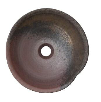 三栄水栓/SANEI【HW1023-L-020】(本体のみ) 手洗器 利楽 茜(あかね) 丸置型(大)〔FA〕