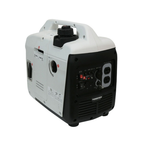 ●⊥パワーテック/POWERTECH 【PG1100is】インバーター発電機 PGシリーズ 100V 50/60Hz(切替式) 燃料タンク容量2.5L|クローバー資材館