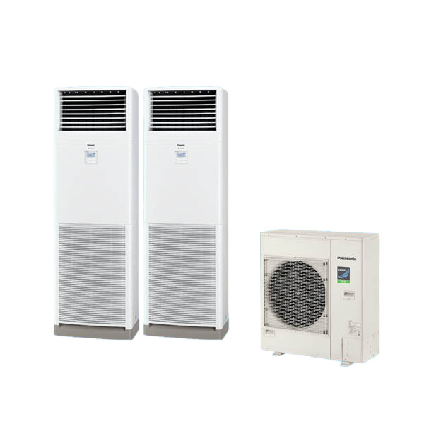 ●βパナソニック 業務用エアコン【PA-P140B7HDNC】[分岐管セット] 床置形(スリム形) 同時ツイン 標準 三相200V P140形 5.0馬力相当｜クローバー資材館