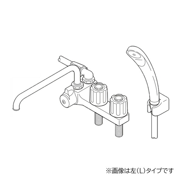 ♪ノーリツ バスイング(GTS)専用部材【0710271】水栓金具 MS-8CRA