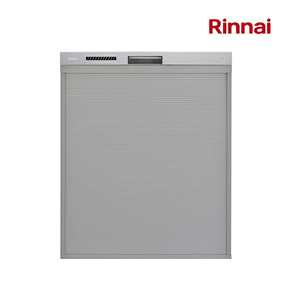 ●リンナイ 食器洗い乾燥機【RKW-D401LPA】深型スライドオープン 幅45cm ハイグレード ステンレス調ハーフミラー(化粧パネル対応)〔GB〕