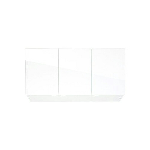 ●アイオ産業 【KLH-1100】KLH+シリーズ 耐震レバーラッチ付吊戸棚 高さ50cm 標準 間口1100mm〔GC〕
