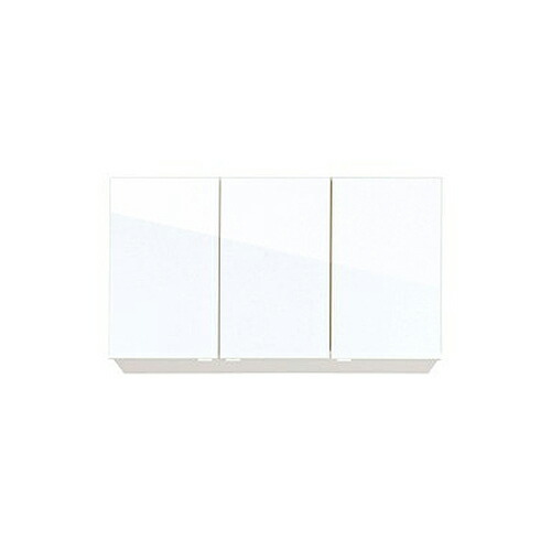●アイオ産業 【KLH-950S】KLH+シリーズ 耐震レバーラッチ付吊戸棚 高さ50cm 不燃 間口950mm〔GC〕