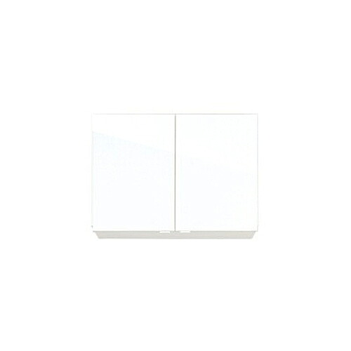 ●アイオ産業 【KLH-750】KLH+シリーズ 耐震レバーラッチ付吊戸棚 高さ50cm 標準 間口750mm〔GC〕 13,129円