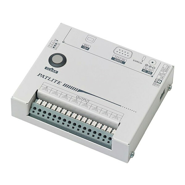 Яパトライト 【PHC-D08】インターフェースコンバータ DC24V(ACアダプター：AC100-240V)、DC5V(USBバスパワー) ACアダプタ同梱