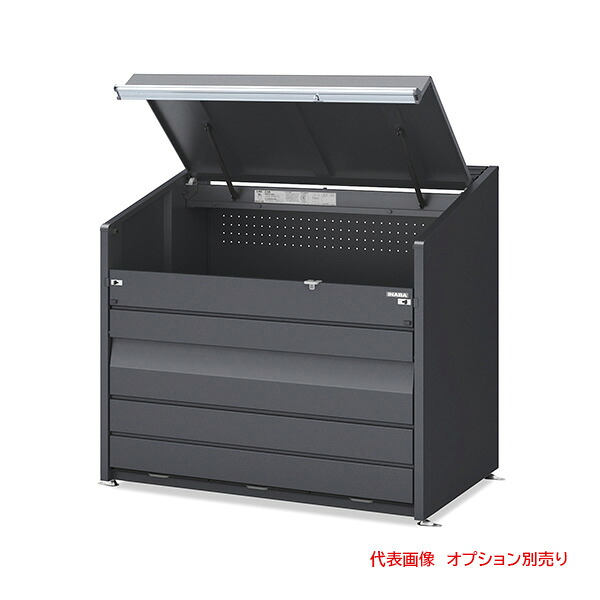 ●u.イナバ屋根裏部屋/稲葉製造所 【DCN-149MF】DBN ダストボックスミニ ゴミ蔵置き庫 約1300L手合い メッシュ床 前ダイアログボックス頭開閉式 傾斜角度床 注2週
