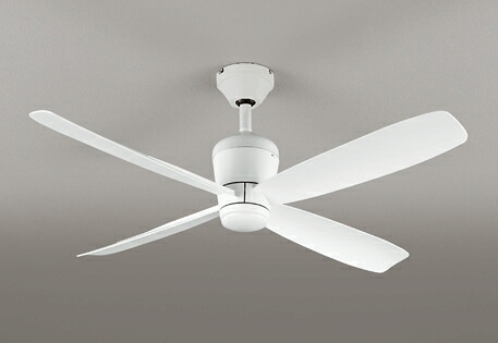 ▲βオーデリック/ODELIC 【WF813P2】シーリングファン DC MOTOR FAN 4枚羽根(オフホワイト色) 器具本体(パイプ吊り) 簡易結線型 リモコン付属｜クローバー資材館 28,542円