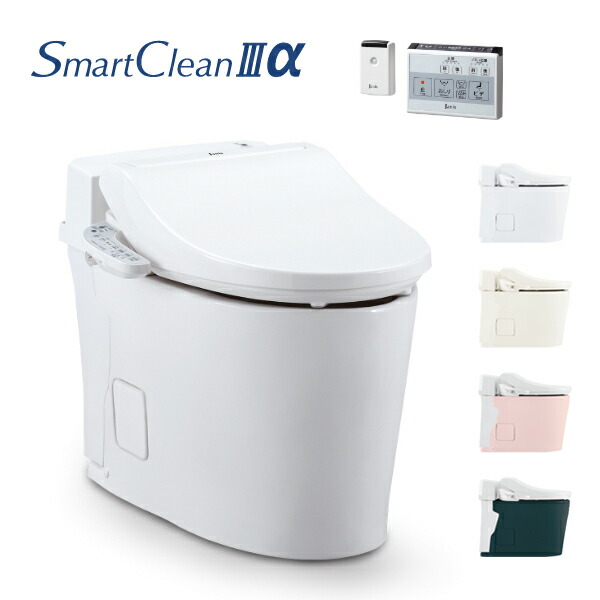 ●Юジャニス/Janis【SMA8205AGC】室内用便器 タンクレストイレ SmartCleanIIIα スマートクリン 冷ややかさ地(暖房器付室内用便器) 壁水抜き(水抜き芯後抜120粍) 木材・建築資材・設備-トイレ用設備