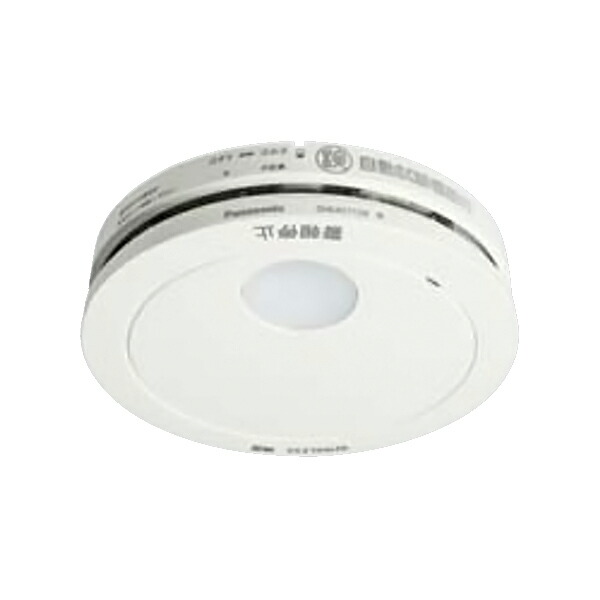 パナソニック 火災警報器【SHK42712K】けむり当番 薄型 2種 (電池式・ワイヤレス連動親器・あかり付) (旧品番 SHK42712)
