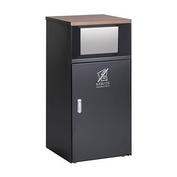 ●u.テラモト 紙くずかご【DS-189-512-8】トラッシュボックスFT アーバングレー もえないゴミ用 67L 屋内用 標準尺度手合い 受注生み出すこと