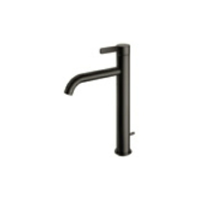 TOTO 洗面所用水栓金具【TLG11305J#MBL】つや消し黒いこと GFつづき物 台付シングル練りあわせる水栓 1穴 一うしろ押し式 スパウト170粍 受注約4週〔FG〕