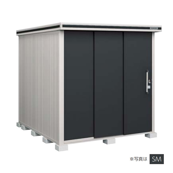 ●u.ヨド屋根裏部屋/ヨドコウ 【LMDU-2225H CW】黒茶白木 エルモ 中・大型屋根裏部屋 豪雪型 2連片引き戸 背高H手合い 間口2m22cm×奥ふかさ2m57珊 受注約2週