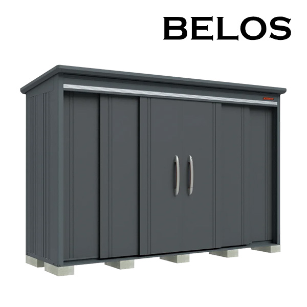 ●u.田窪工業所 物置【B-3310N】BELOS (ヴェロス) B-series 一般型 標準屋根 棚なしタイプ 間口3330mm 奥行1000mm 受注生産|クローバー資材館