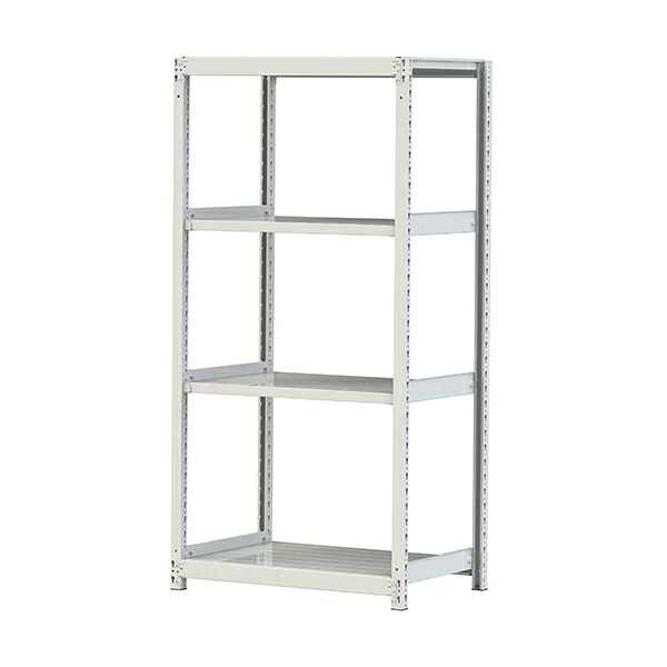 ●u.まっ盛りキン/山金工業【2S6360-4W】雄捻子受け答え軽中量仕合わせ(200kg/段) 4段 単体 間口900粍 精神的な統合式