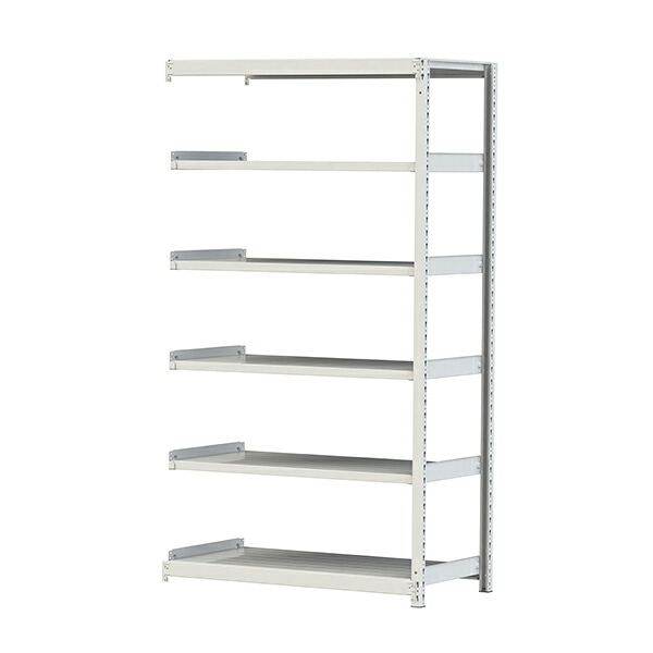 「連結型のみの購入は不可」●u.ヤマキン/山金工業【2S7460-6WR】ボルトレス軽中量ラック(200kg/段) 6段 連結 間口1500mm 組立式