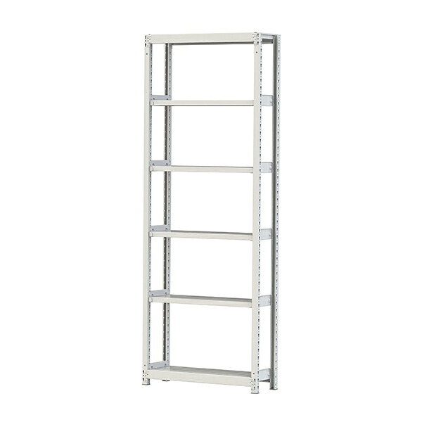 ●u.ヤマキン/山金工業【2S8330-6W】ボルトレス軽中量ラック(200kg/段) 6段 単体 間口900mm 組立式