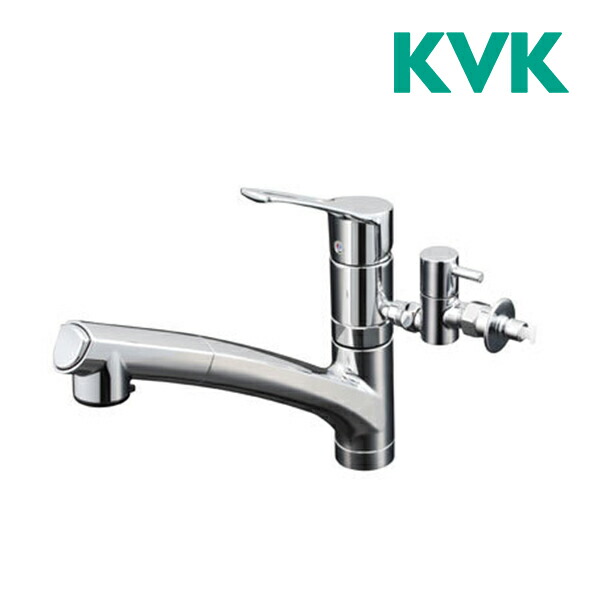 《在庫あり》◆15時迄出荷OK！KVK 水栓金具【KM5021TTU】 シングルレバー式シャワー付混合栓(旧品番KM828GTU)｜クローバー資材館