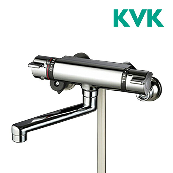 △《在庫あり》◆15時迄出荷OK！KVK 水栓金具【KF800THS】サーモスタット式シャワー 撥水パワーサーモ