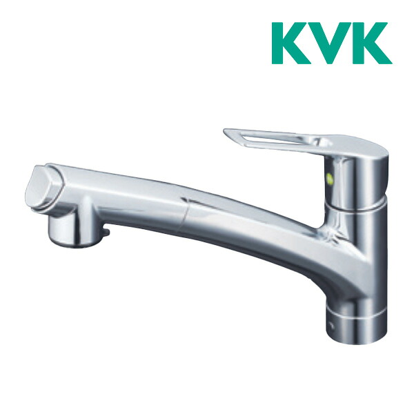 △《在庫あり》◆15時迄出荷OK！KVK 水栓金具【KM5021JTECHS】キッチン水栓 シングルシャワー付混合栓 一般地用