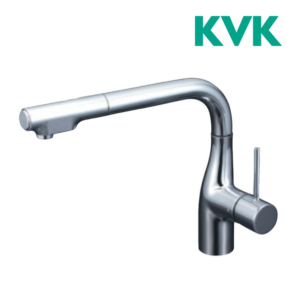 《店卸し資産あり》◆15時迄さし出し聞き届ける！KVK 水栓金具【KM6101ECHS】勝手もと水栓 シングルシャワー付練りあわせる栓 原則として地用