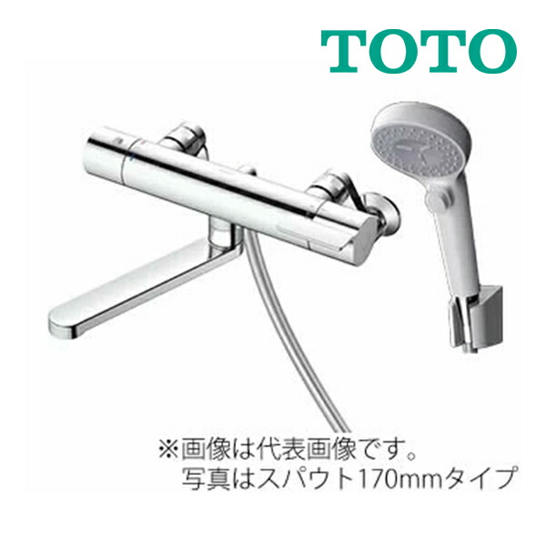 《店卸し資産あり》◆15時迄さし出し聞き入れる！∞TOTO 風呂場用水栓金具【TBV03446J1】GG続きもの 壁付サーモスタット雑ぜ合わせる水栓(短尺) コンフォートウェーブ 鳴らす 70粍 (旧品番 TBV03446J)