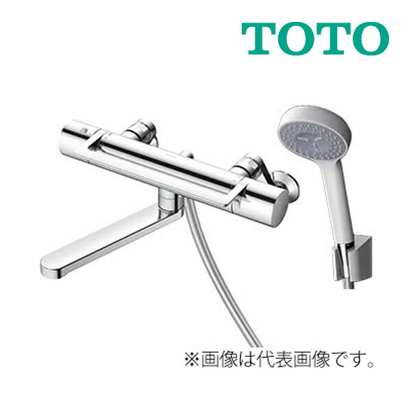 《在庫あり》◆15時迄出荷OK!∞TOTO 浴室用水栓金具【TBV03414J1】GGシリーズ 壁付サーモスタット混合水栓(アーチハンドル) コンフォートウェーブ (旧品番 TBV03414J)|クローバー資材館