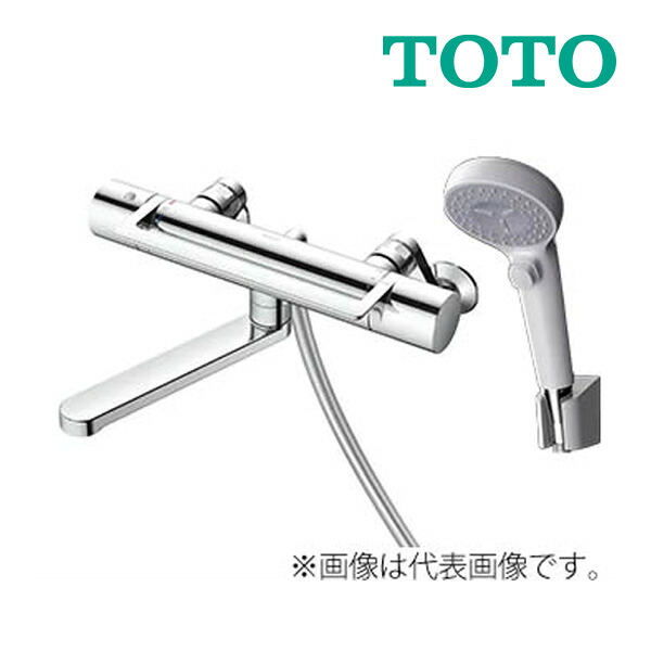 《在庫あり》◆15時迄出荷OK！∞TOTO【TBV03415J1】浴室用水栓金具 GGシリーズ 壁付サーモスタット混合水栓(アーチハンドル) コンフォートウェーブ クリック (旧品番 TBV03415J)