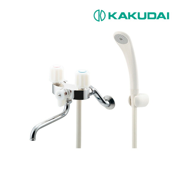《在庫あり》◆15時迄出荷OK！カクダイ【139-503】2ハンドルシャワー混合栓(一時止水)