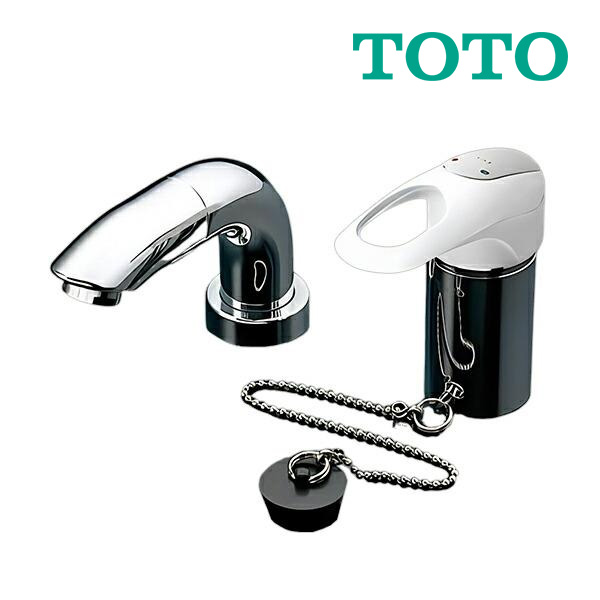 《店卸し資産あり》◆15時迄さし出し聞き届ける！⊆TOTO 洗面所用水栓【TL834EGR】デリシアシリーズ 台付シングル練りあわせる水栓 エコシングル 御手手シャワー 天然ゴム栓 (旧品番 TL834EG)