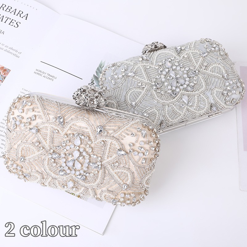 楽天市場】A052913O5-1クラッチバッグ レディース バッグ クリスタル