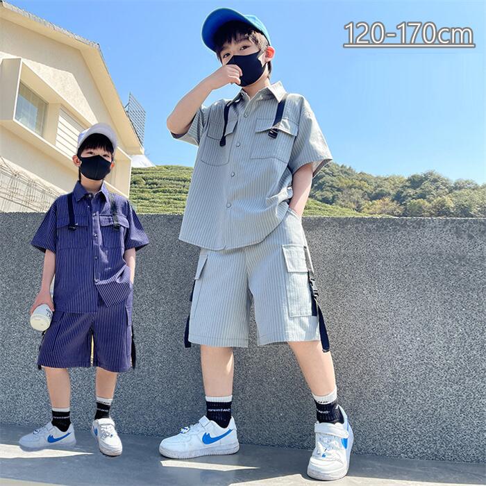 楽天市場】子供服 男の子 セットアップ 夏 半袖 ハーフパンツ 綿 運動