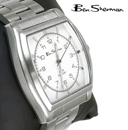 ベンシャーマン Ben Sherman ラウンド シルバー フェイス 腕時計 メンズ モッズ ギフト トラッド