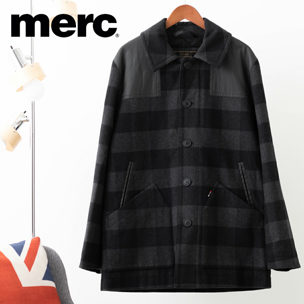 希少✨Pretty Green　プリティー・グリーン　ピーコート　チェック bsxg12358740-im2.jpg